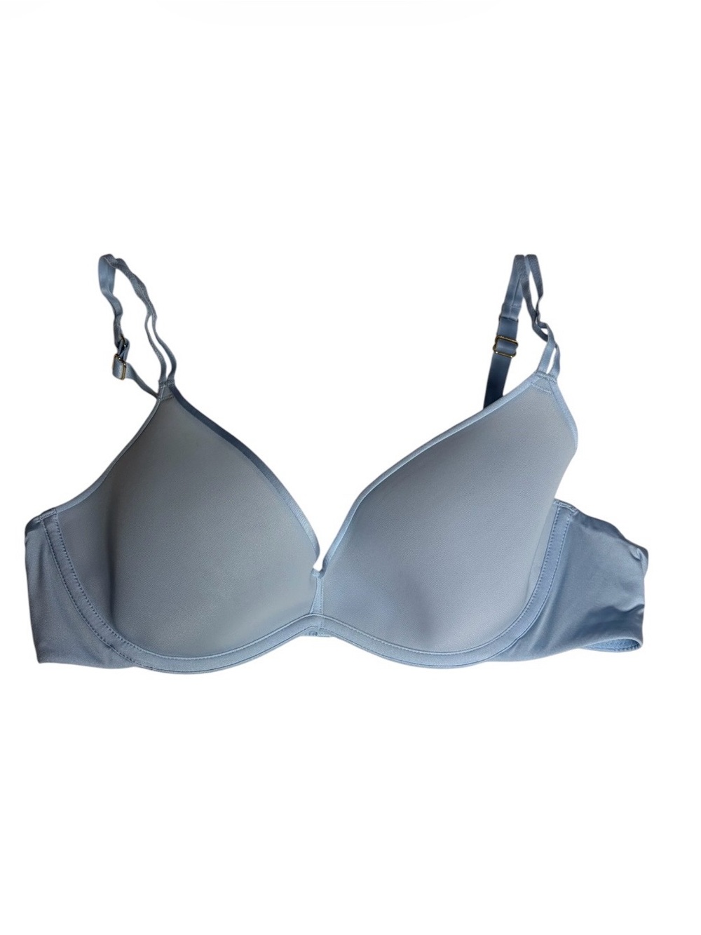 Pastel blue mesh underwire bra size 36B